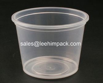 China 600ml High rigid PP yogurt bucket supplier