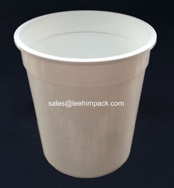 China 1Litre Butter Tub + White Lids Food Grade Storage Container supplier